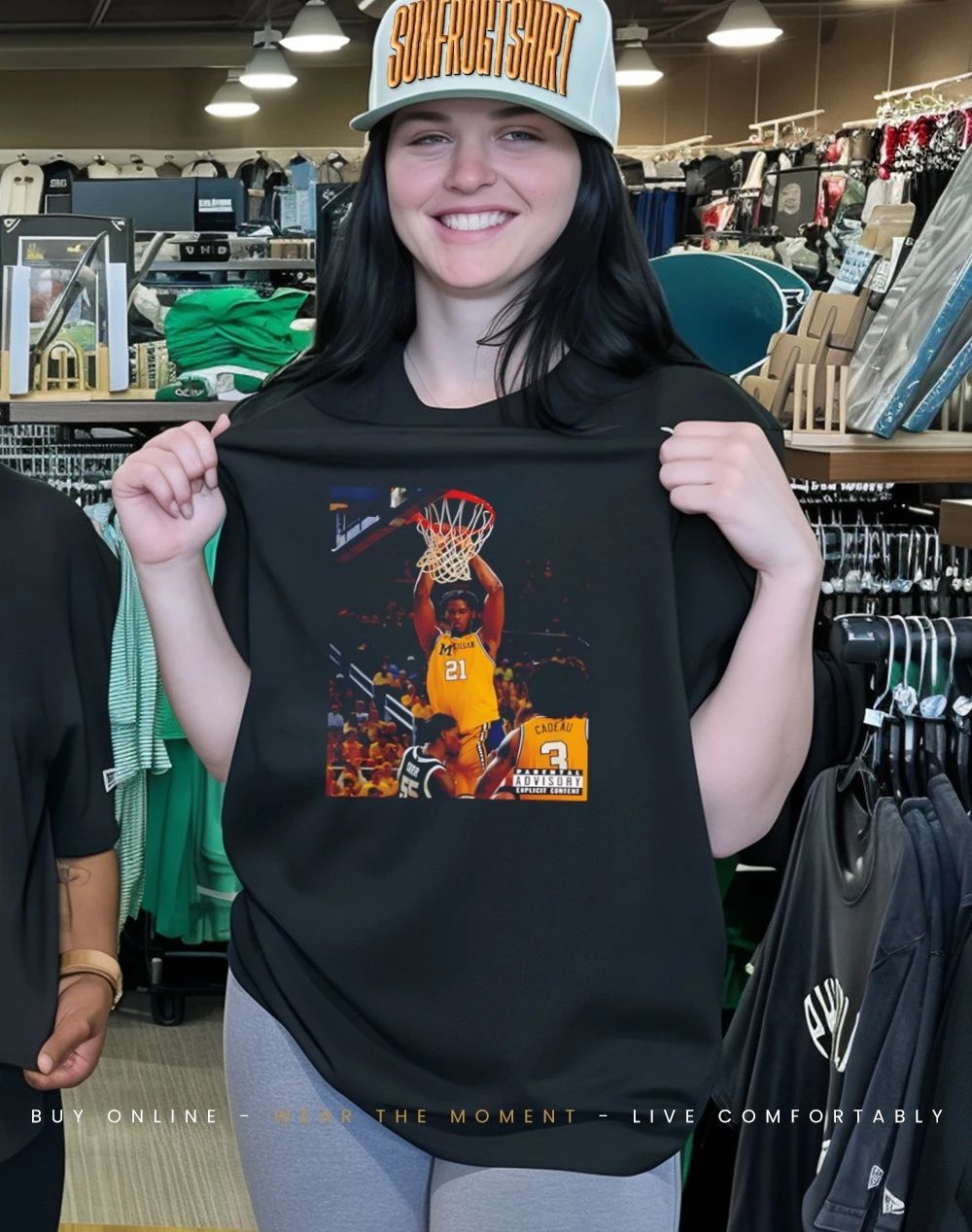 Morez Johnson Jr. Dunk On Carr shirt
