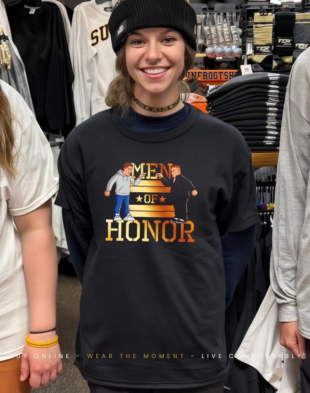 Men of Honor caricature 2026 shirt