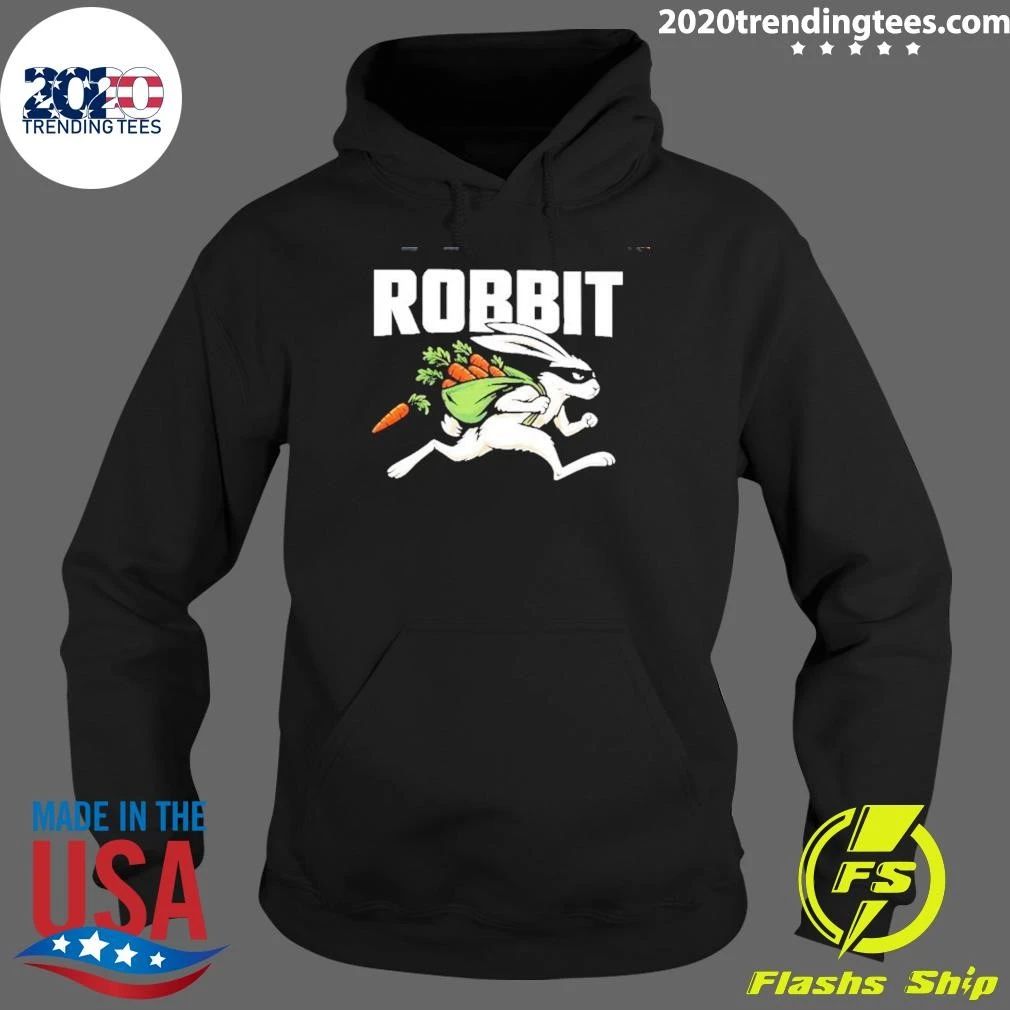 Robbit Rabbit Thief With Carrots Robber Bunny Shirt