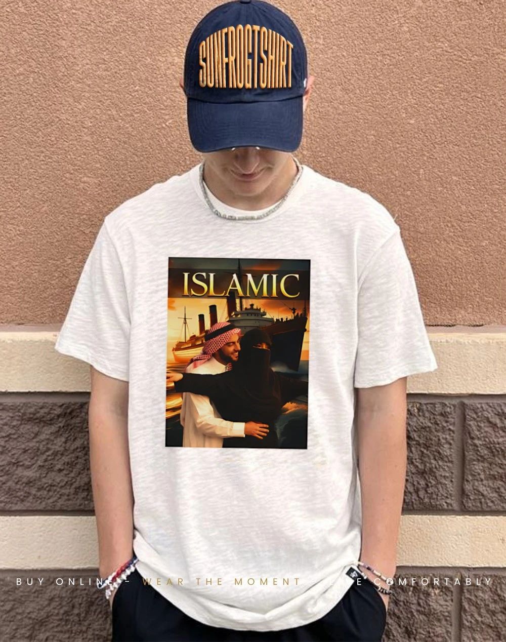 Islamic Titanic graphic shirt