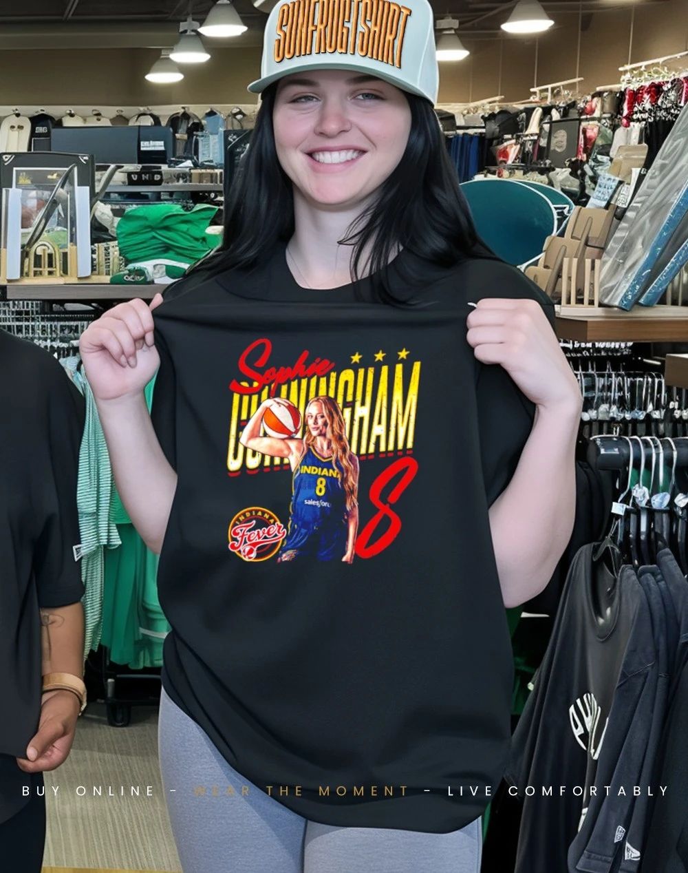 Sophie Cunningham Indiana Fever Player Pose shirt