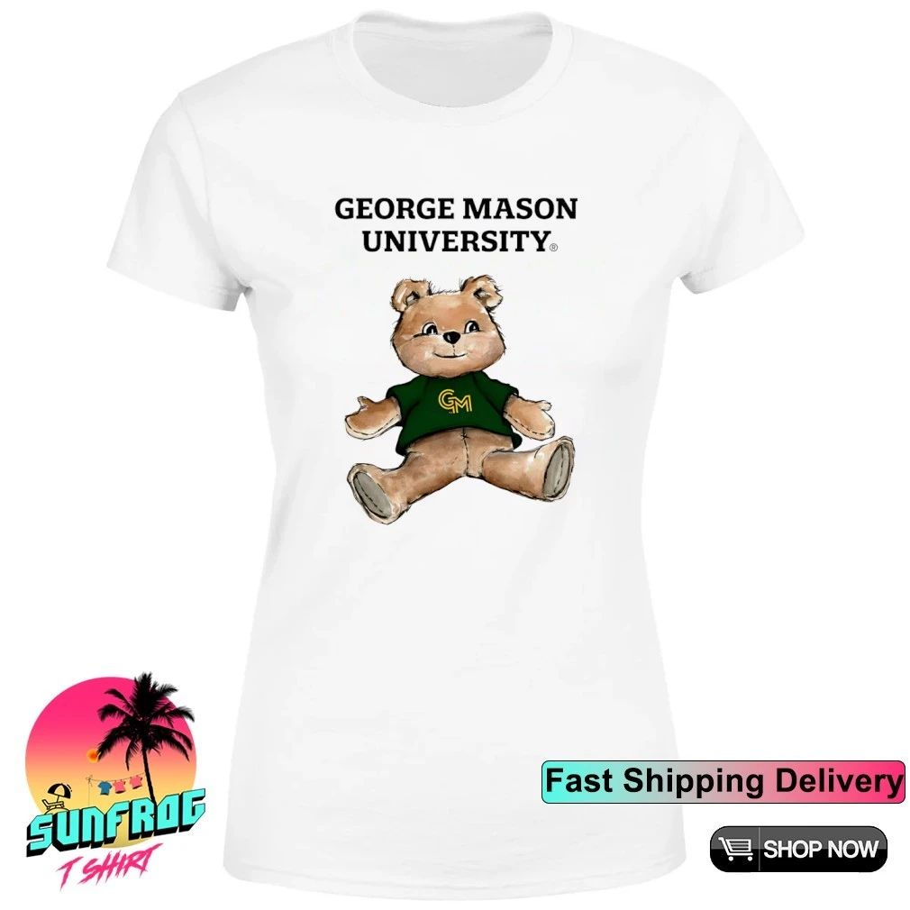 George Mason Patriots Teddy Bear no one cartoon shirt