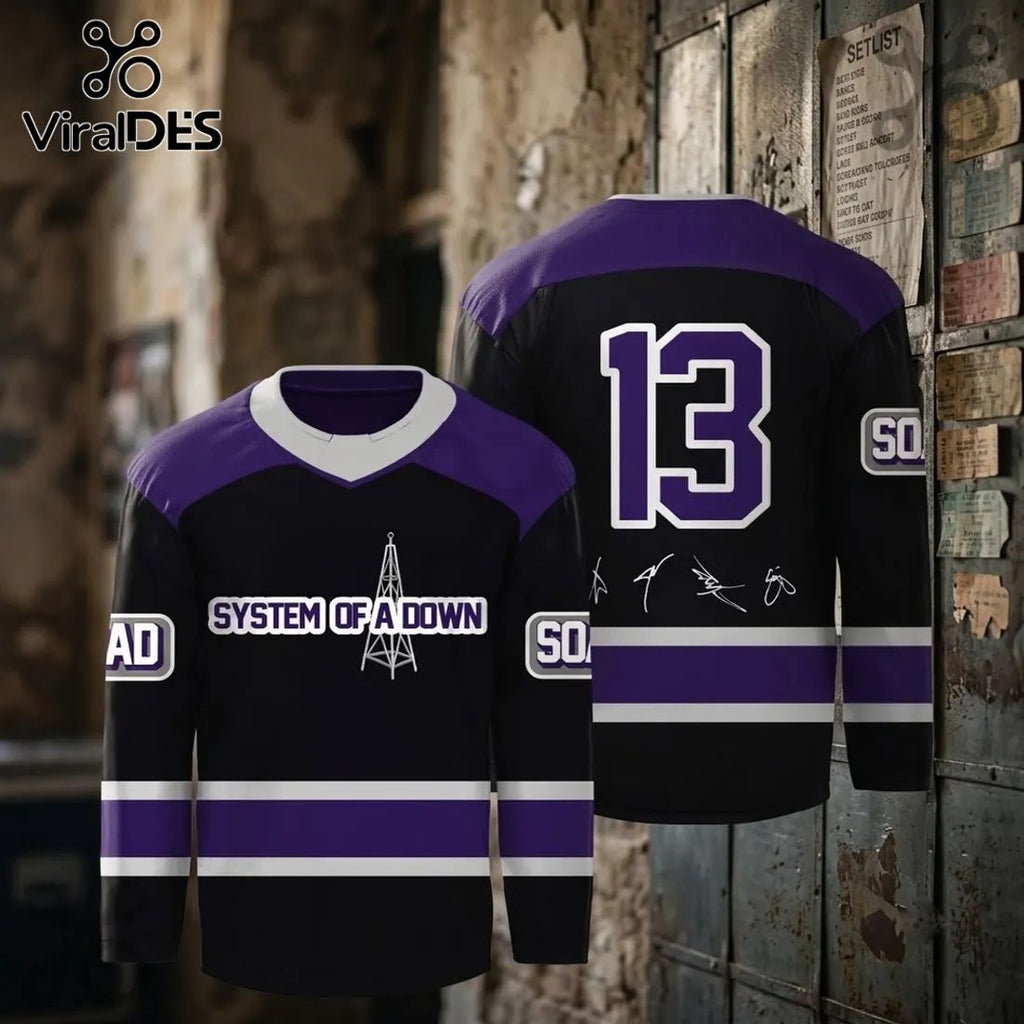 System of a Down Signature Edition Hockey Jersey