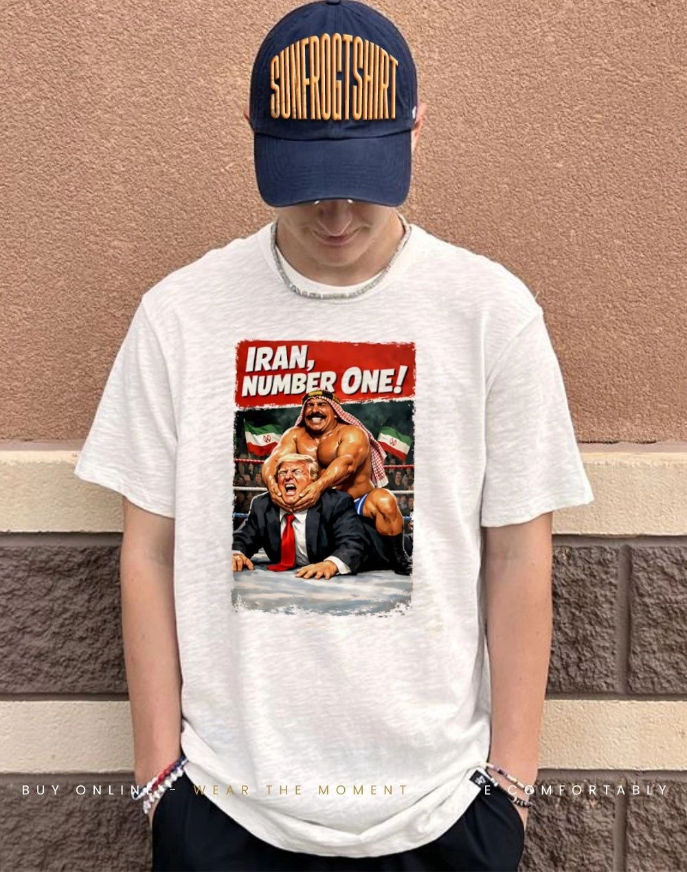 Donald Trump Iron Sheik Iran Number One Wrestling shirt
