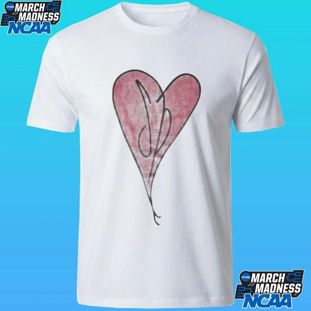 Jaden Mcdaniels Wearing Heart Shirt