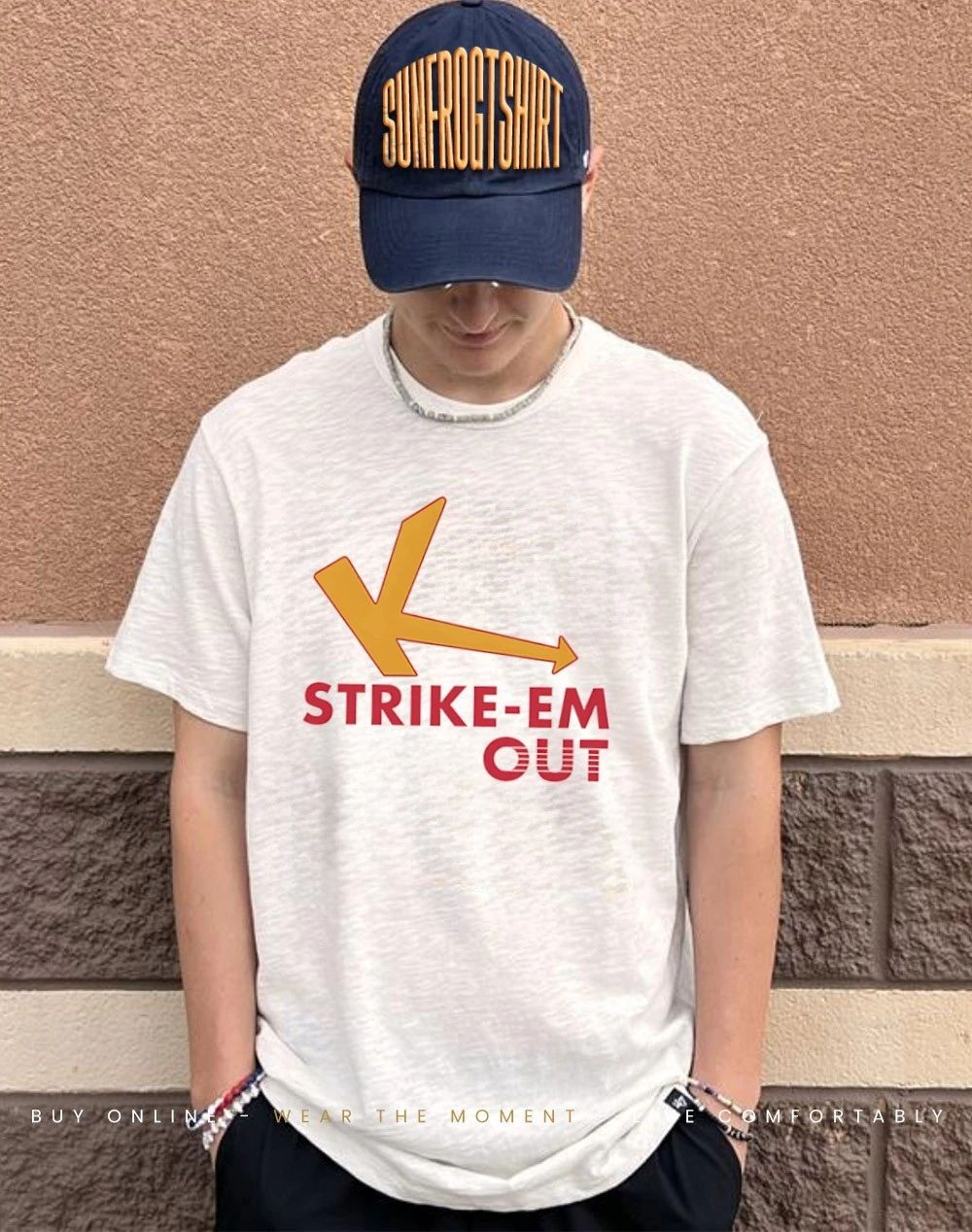 Chris sale strike em out K logo shirt