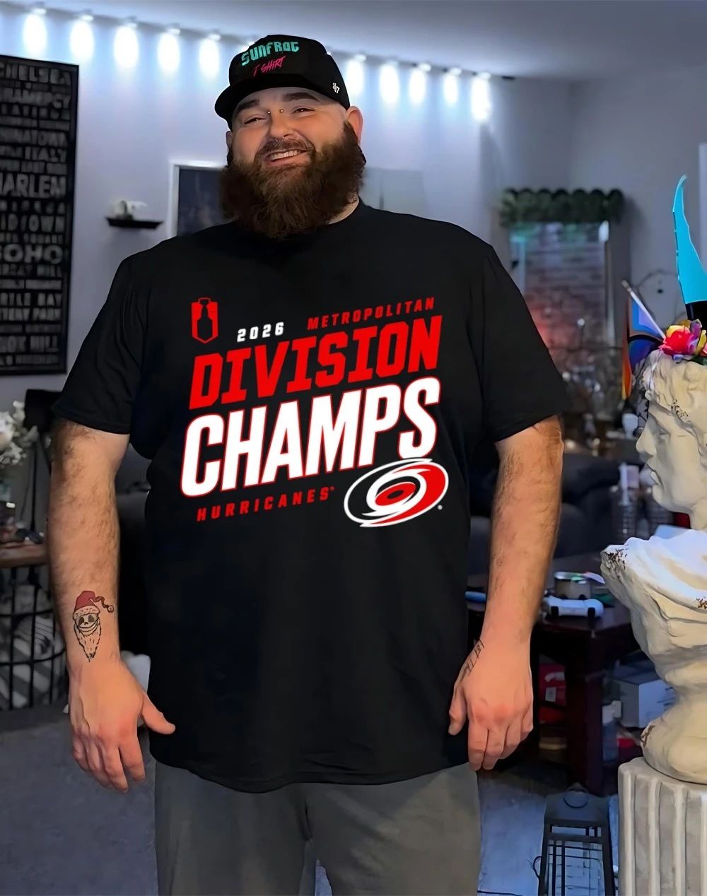 Carolina Hurricanes NHL 2025 2026 Metro Division Champions Locker Room shirt