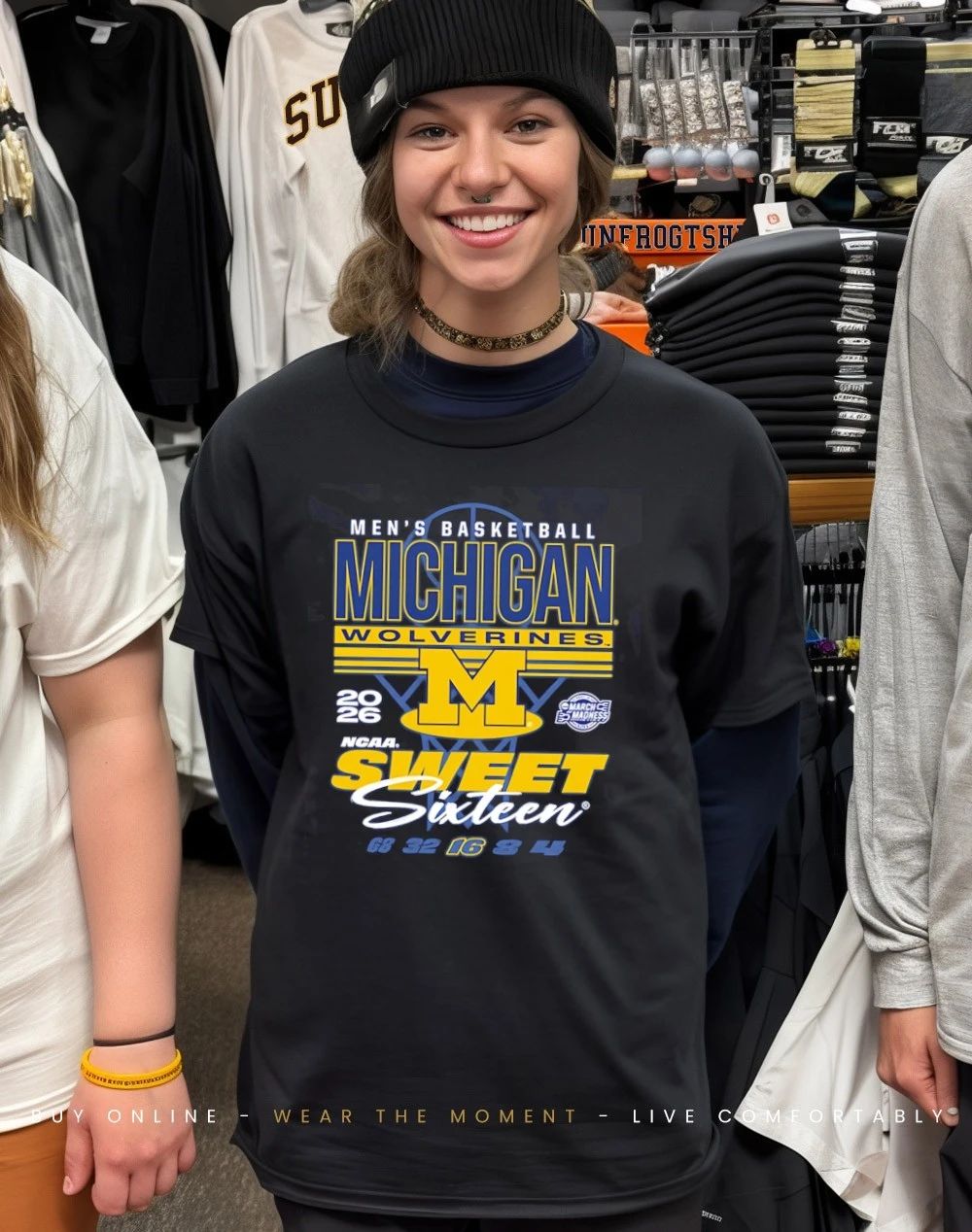 Michigan Wolverines 2026 NCAA March Madness Sweet 16 Bound shirt