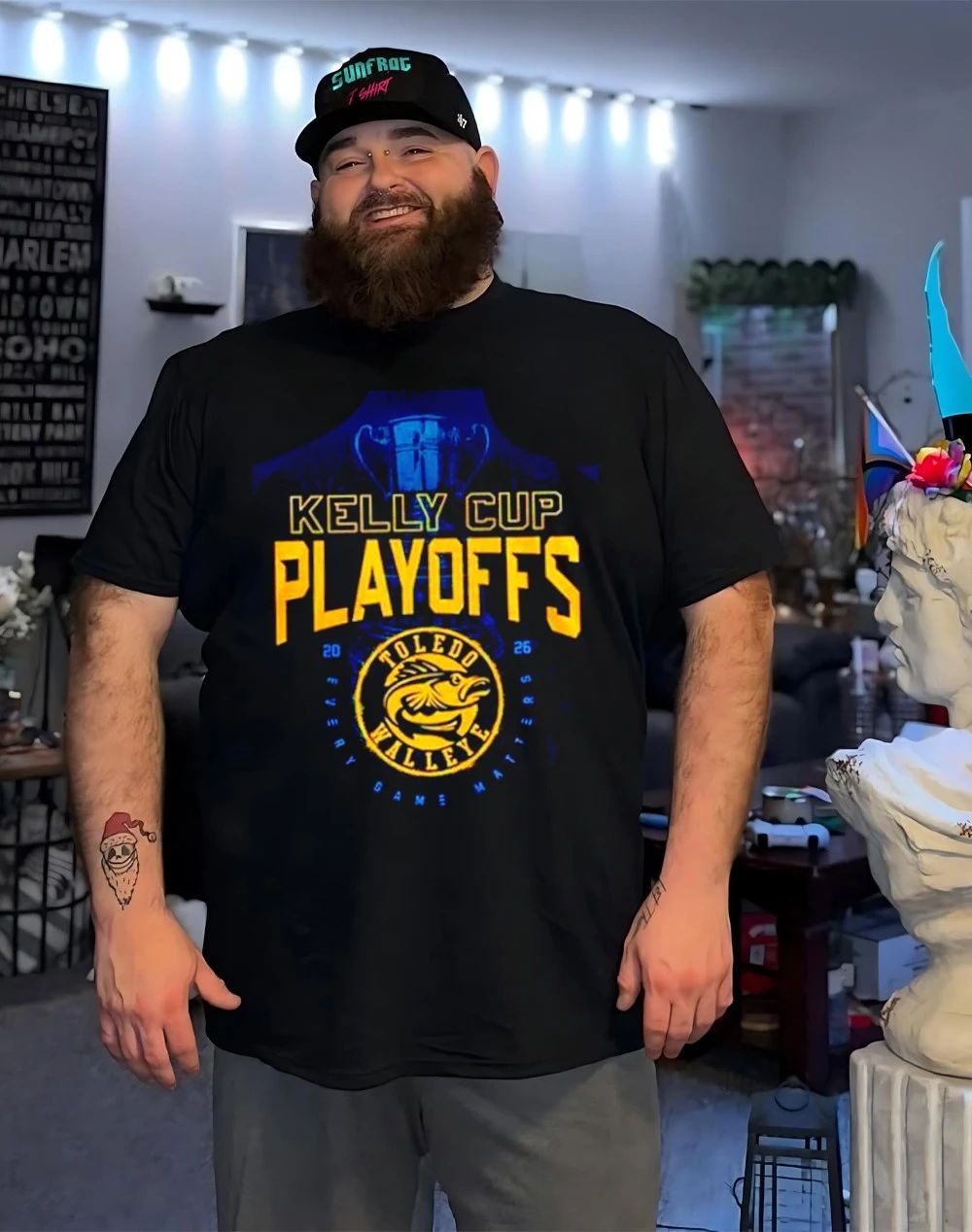 Toledo Walleye 2026 Kelly Cup Playoffs trophy shirt