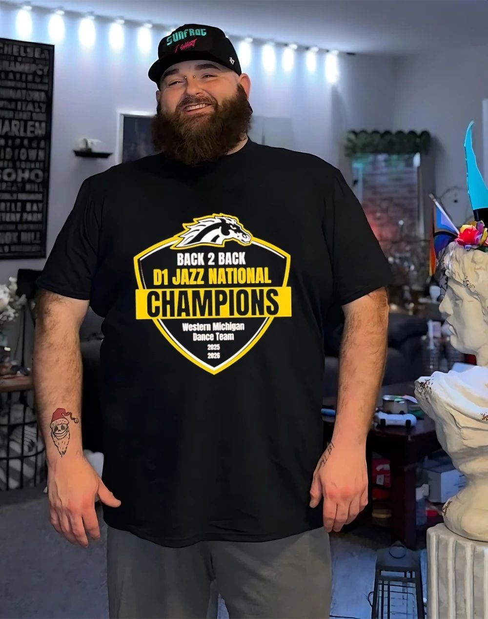 Western Michigan Broncos 2026 Back-To-Back D1 Jazz National Champions shirt