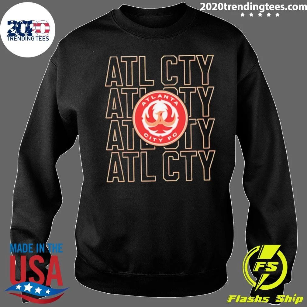 Atlanta City Fc Outline Repeat 2026 T-Shirt