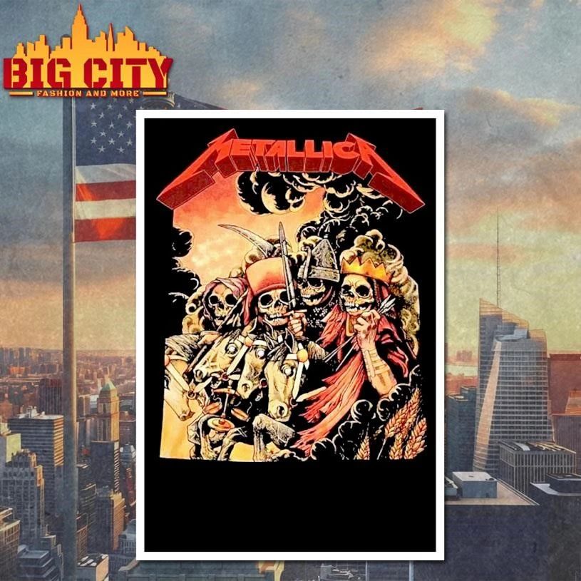 Vintage Metallica 2026 tour Four Horsemen Heavy Metal shirt