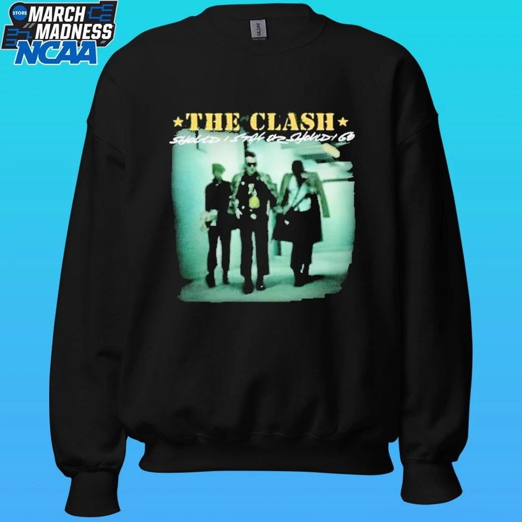 The Clash Should I Stay Or Should I Go Black Dragon Shirt