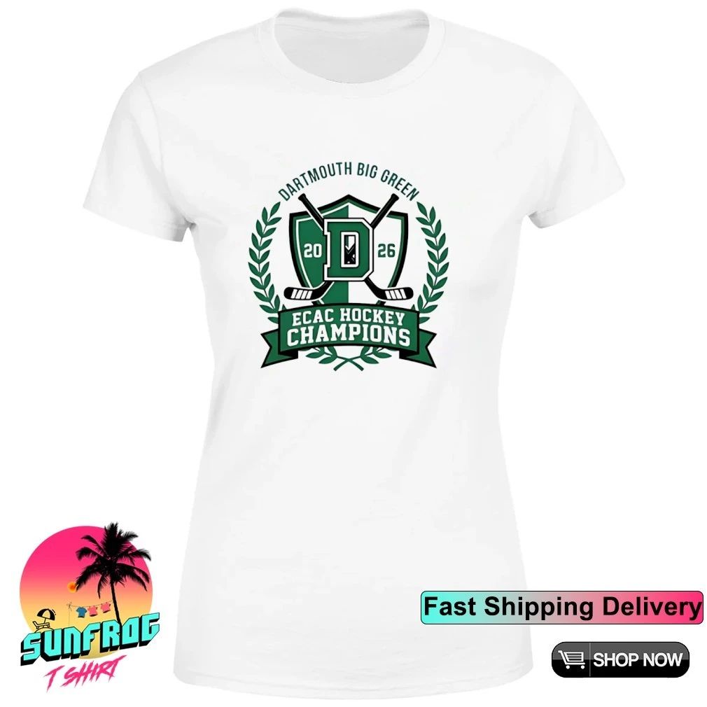 Dartmouth Big Green ECAC Hockey Champions 2026 shirt