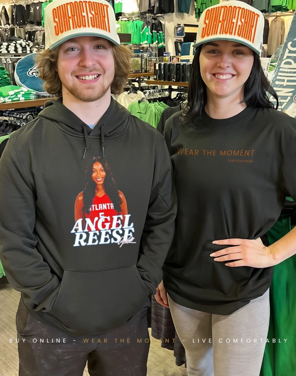 Angel Reese Atlanta Dream signature graphic shirt