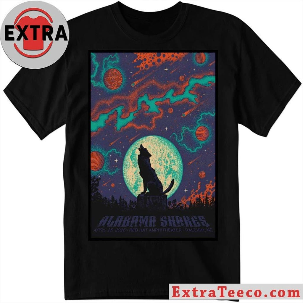 Alabama Shakes At Red Hat Amphitheater On April 25 2026 Poster Shirt