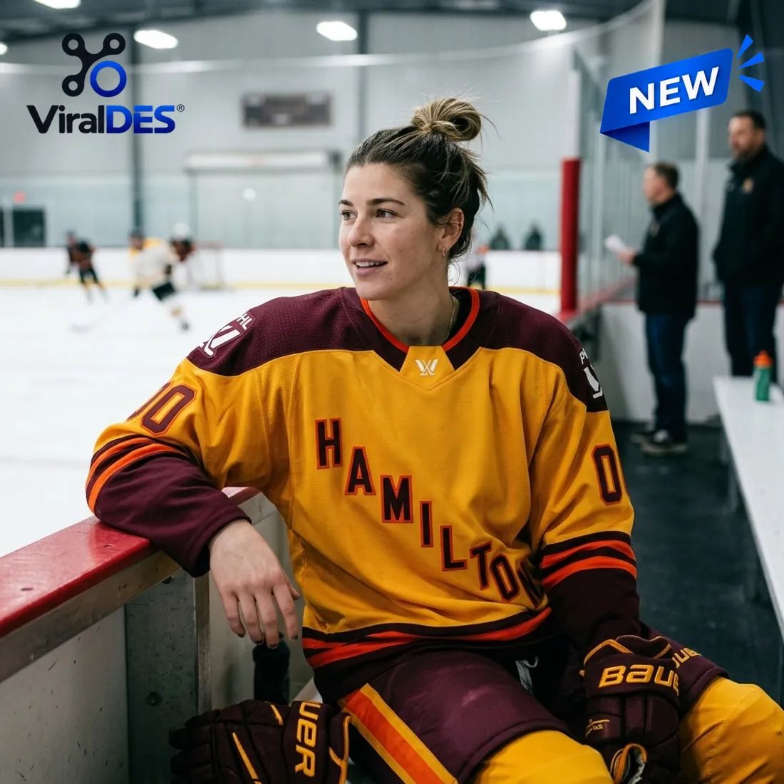 PWHL Hamilton 2026 Customized Hockey Jersey