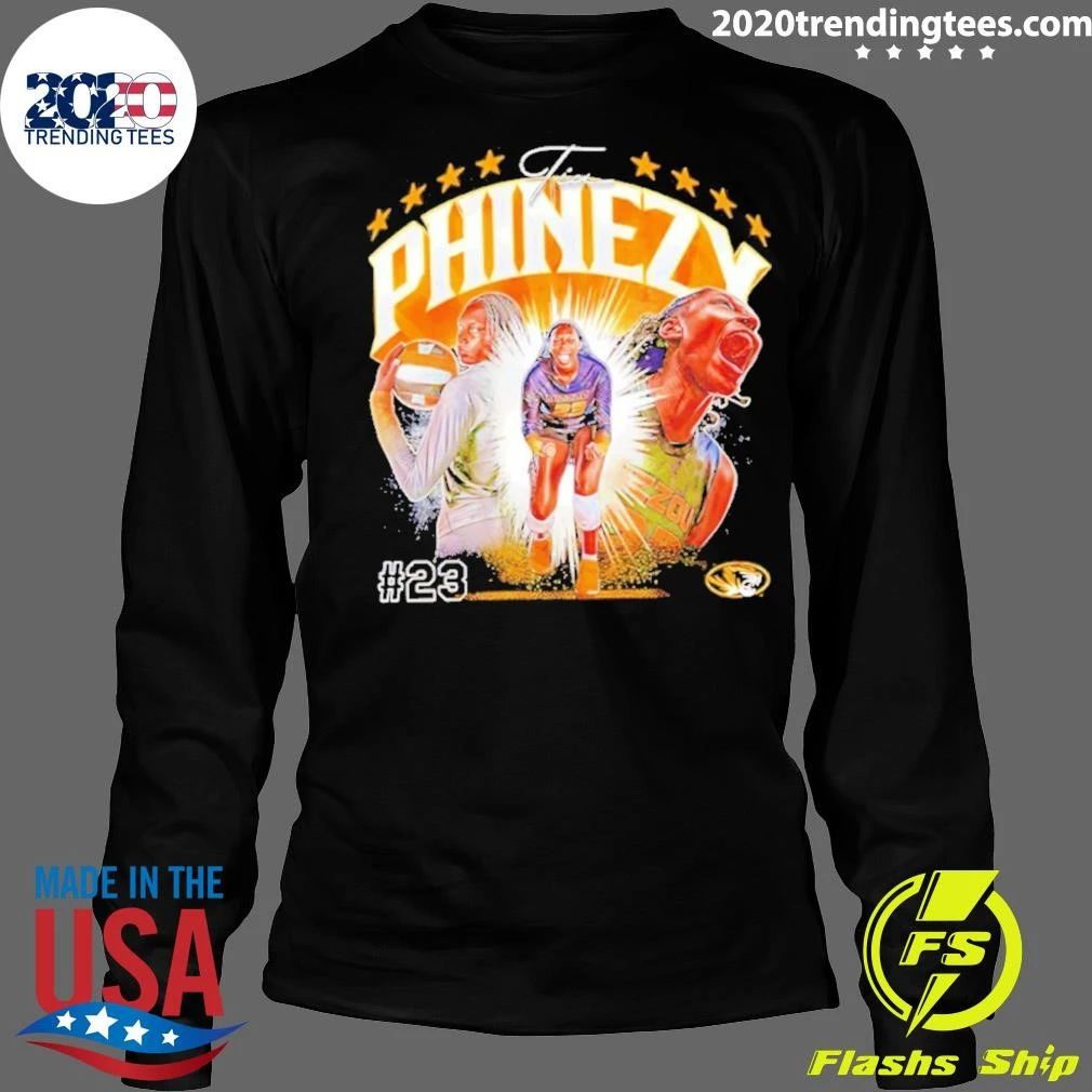 Tia Phinezy Missouri Tigers Volleyball Ncaa Portrait Shirt