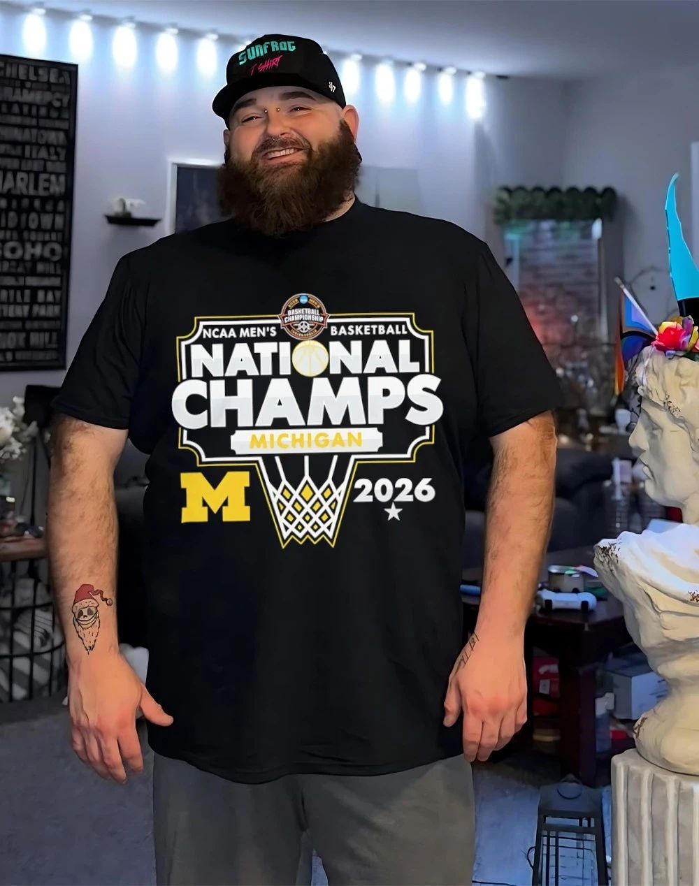 Michigan Wolverines 2026 NCAA Men’s Basketball National Champions T-Shirt