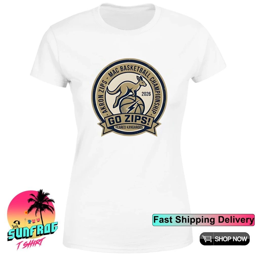 Akron Basketball MAC Champions 2026 Zips Tournament Victory shirt