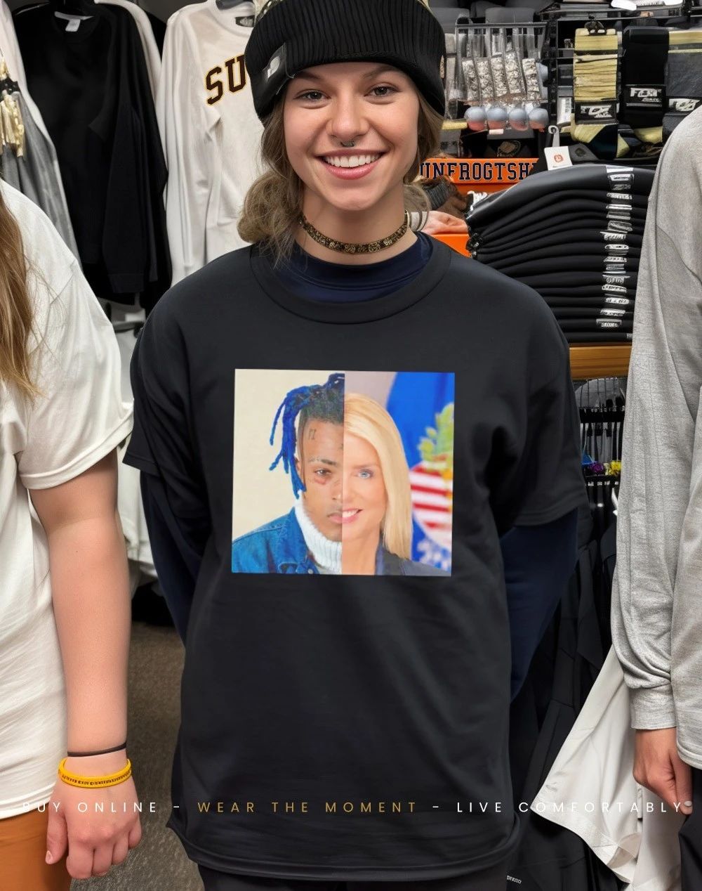 XXX Pam Bondi Half of the face shirt
