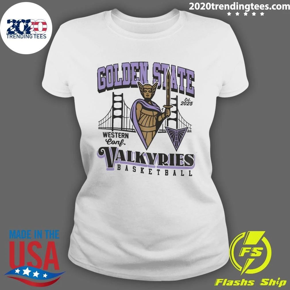 Golden State Valkyries Mitchell & Ness Youth Land of the Free Shirt