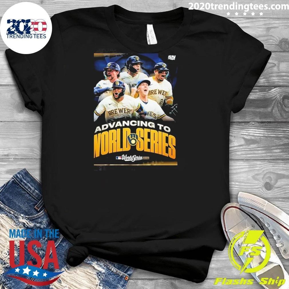 Sportsnet Milwaukee Brewers Advancing To World Series 2026 Baseball Championship Fan Celebration Shirt