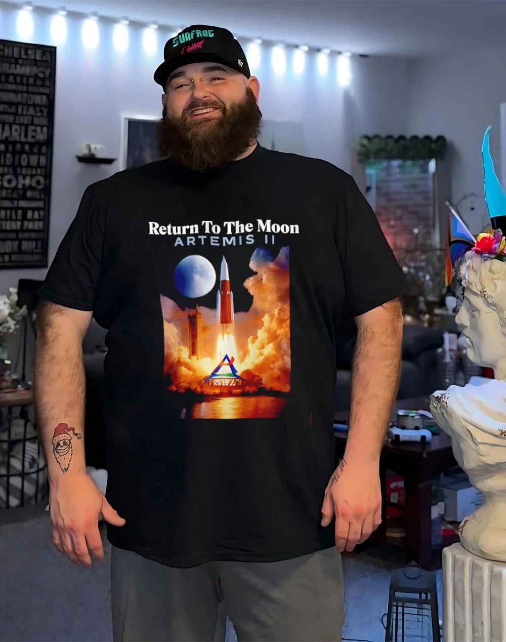 Artemis II Return To The Moon Rocket Launch Shirt