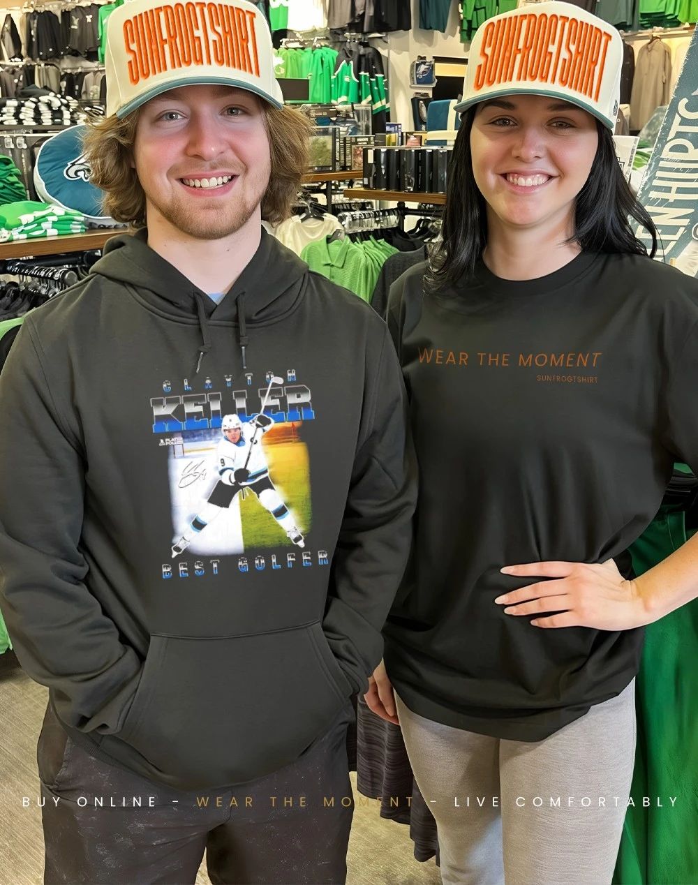 Clayton Keller Utah Best Golfer signature graphic shirt