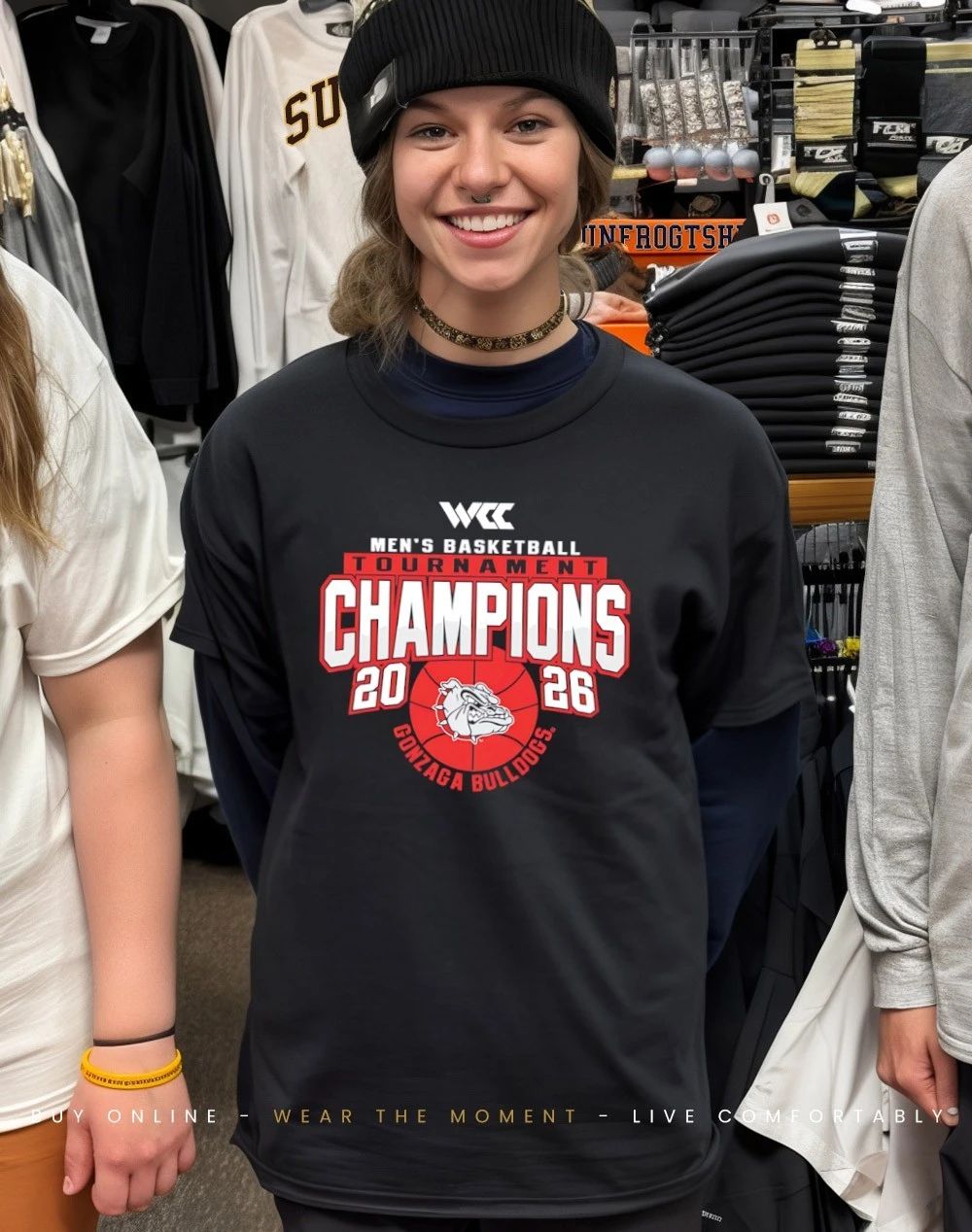 2026 Men’s Basketball WCC Champs Gonzaga Bulldogs shirt