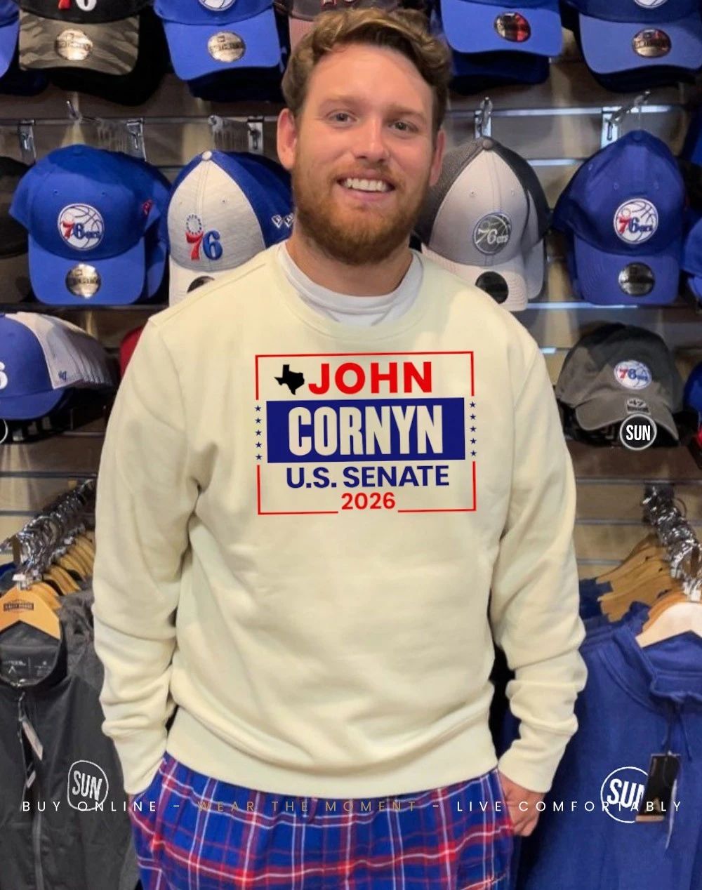 John Cornyn For US Senate 2026 shirt