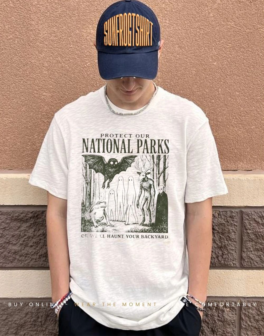 Folk Horror National Park or we’ll haunt your backyard shirt