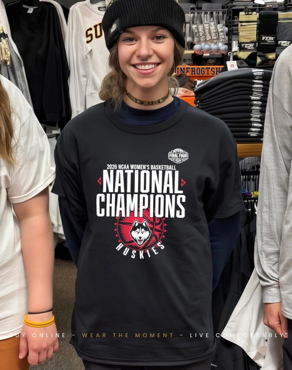 UConn Huskies 2026 NCAA Women’s Basketball National Champions Locker Room shirt