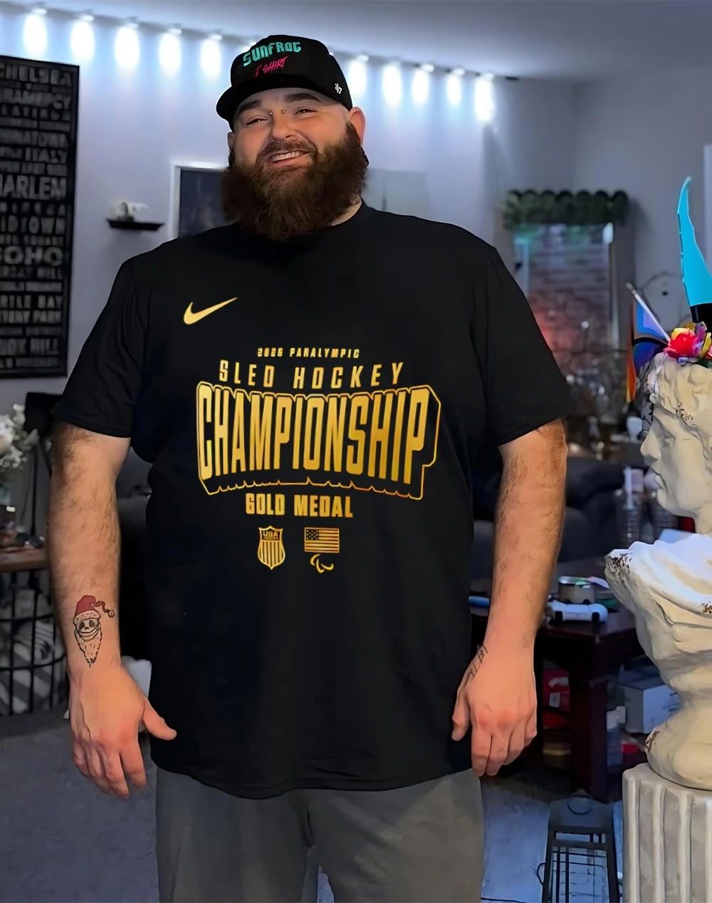 US National Sled Hockey 2026 Winter Olympics Gold Medal Champions shirt