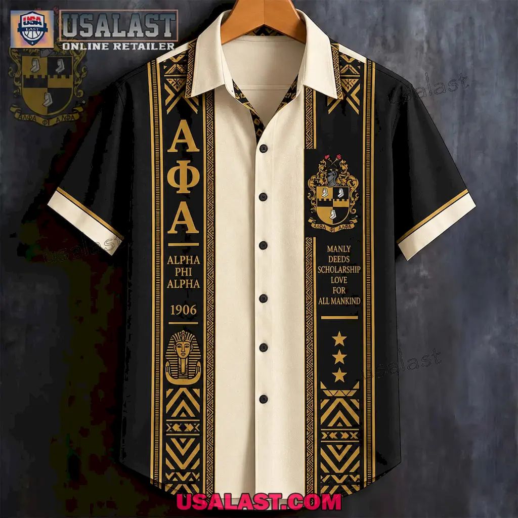 Alpha Phi Alpha 1906 Manly Deeds Premium Hawaiian Shirt