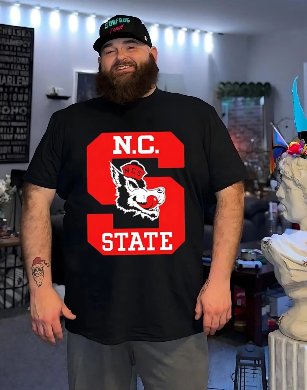 Nc state will wade slobbering wolf shirt