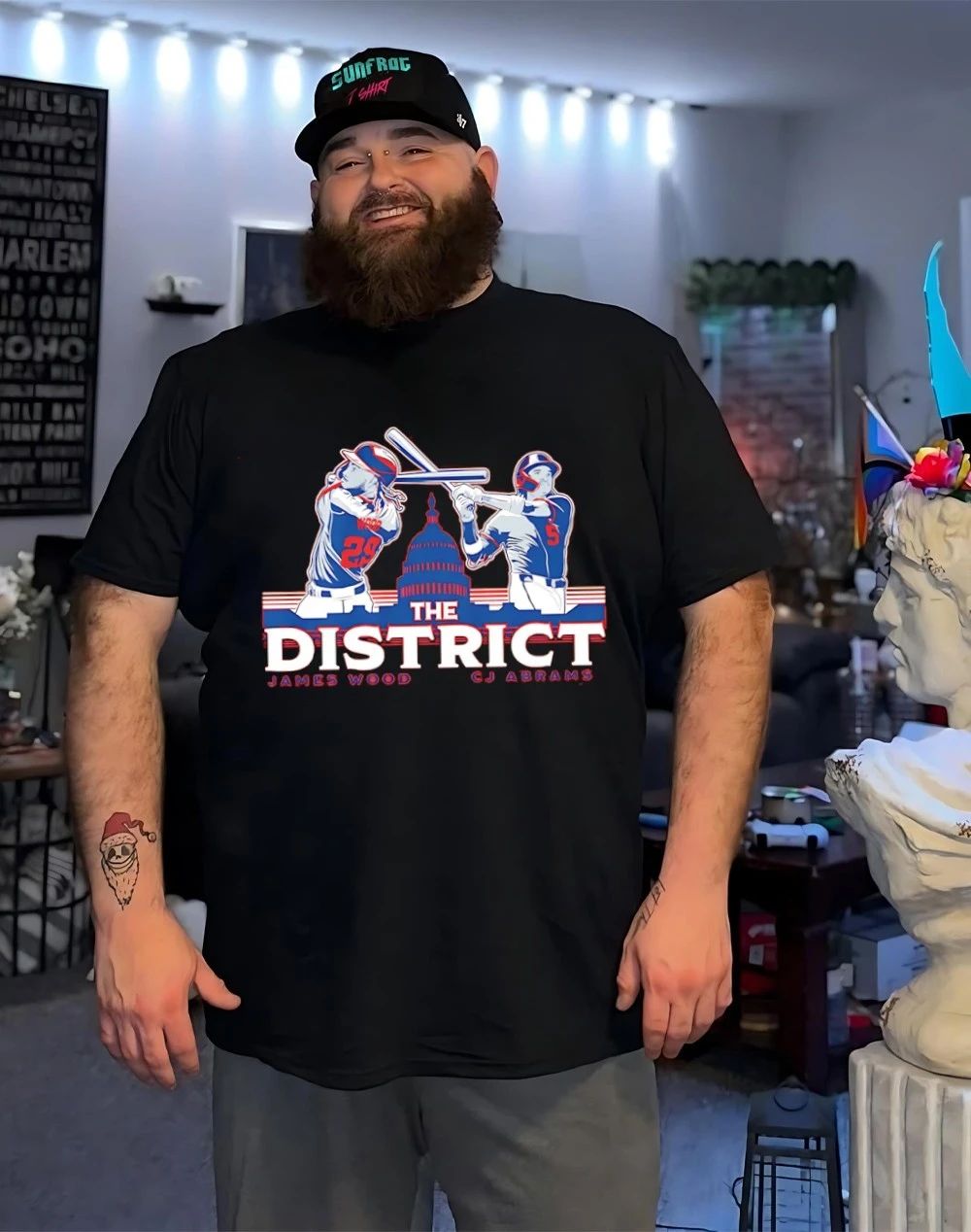 James Wood and CJ Abrams Washington Nationals The District shirt