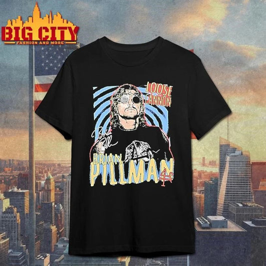 Funny Brian Pillman Loose Cannon Signature Vintage Shirt