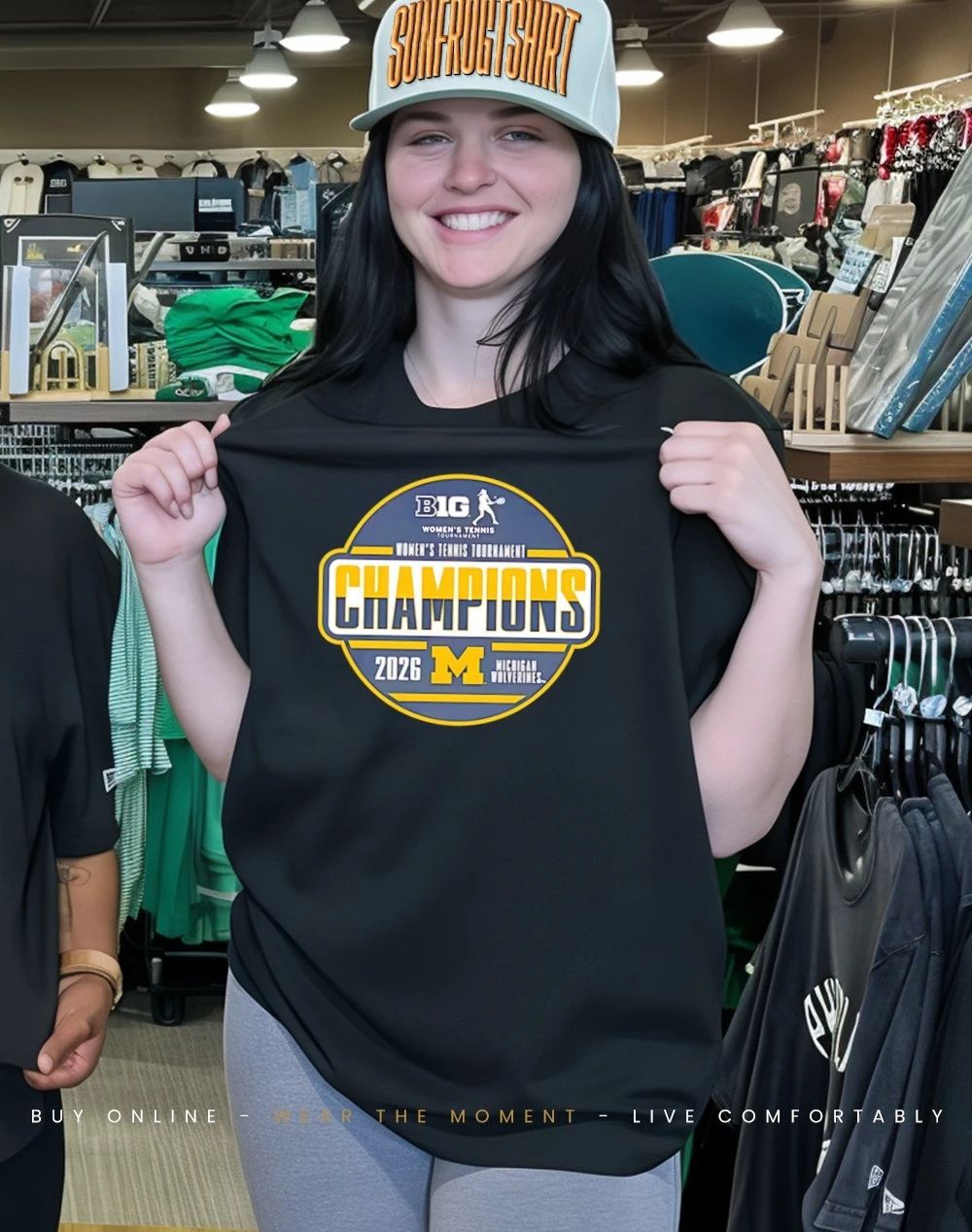 Michigan Wolverines 2026 Big Ten Women’s Tennis Tournament Champions Locker Room shirt