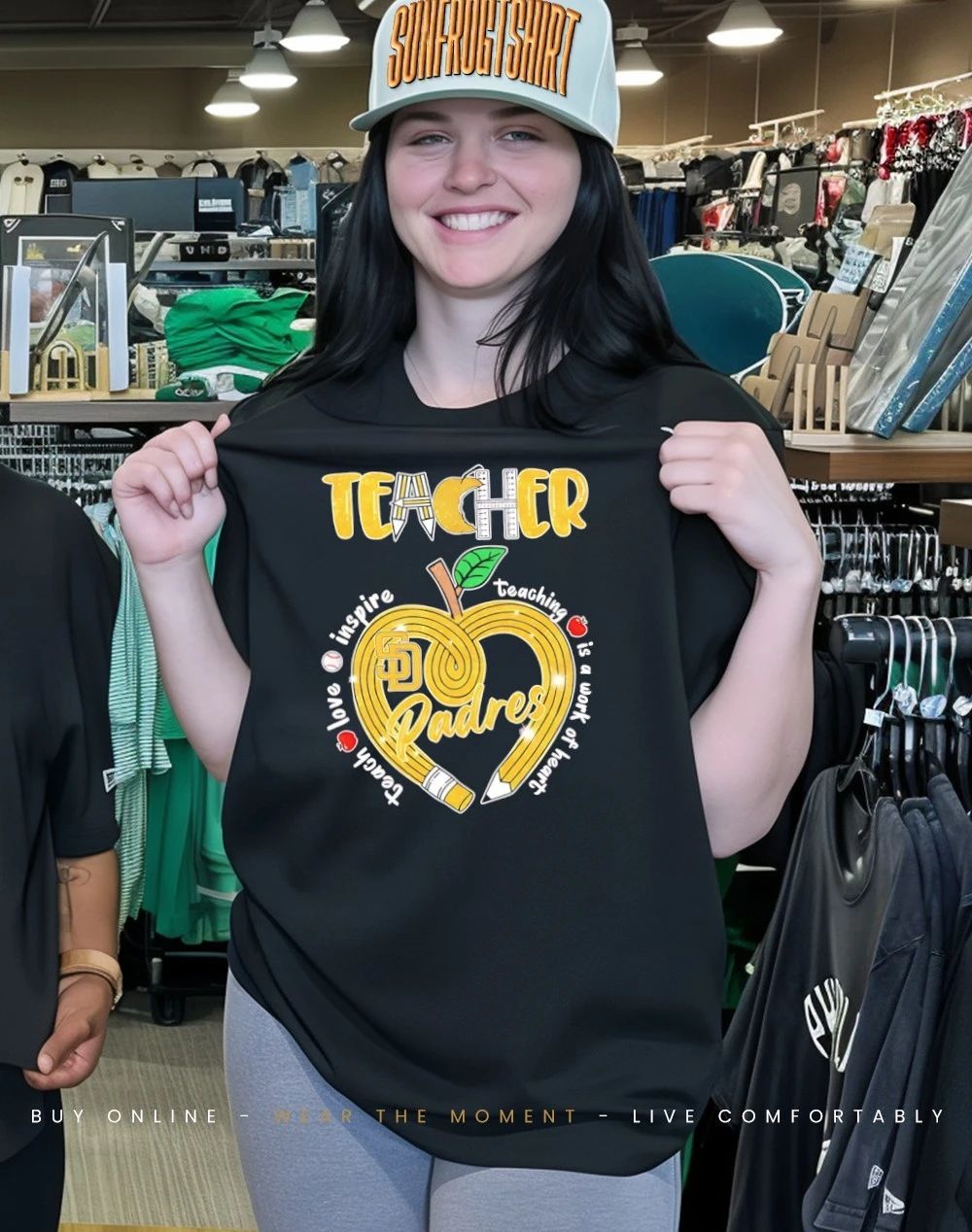 San Diego Padres x Teacher Appreciation Day 2026 teaching is work of heart shirt
