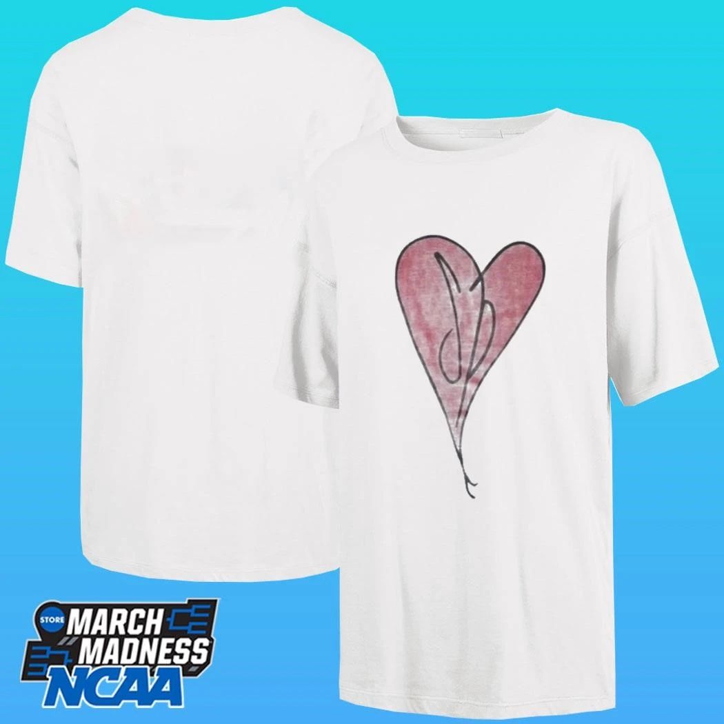 Jaden Mcdaniels Wearing Heart Shirt