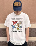 Hey Bro Look At Some Birds And Chill Out Funny Bird Watching shirt