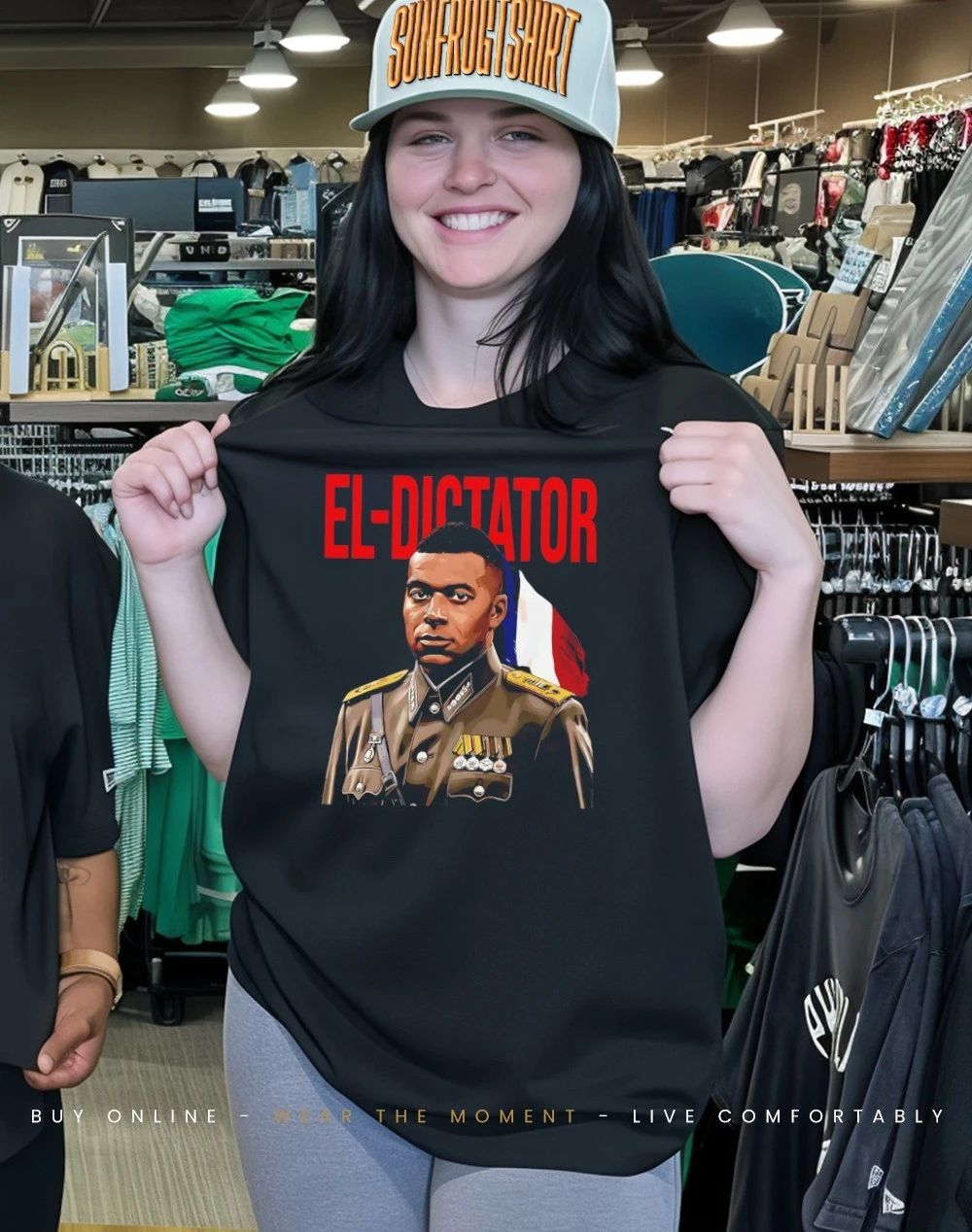 Kylian Mbappe El Dictator officer shirt
