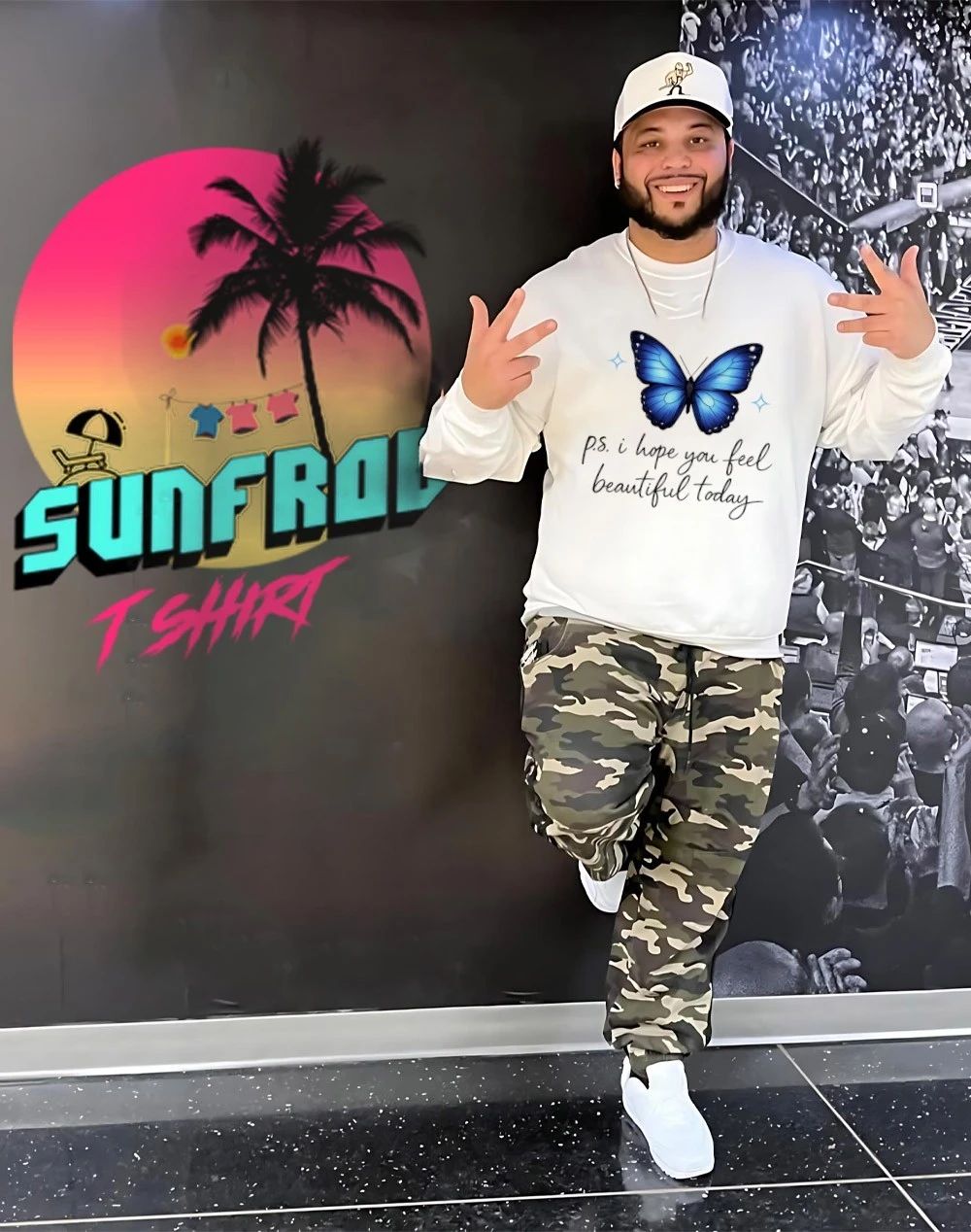 Butterfly P.S. I hope you feel beautiful today shirt