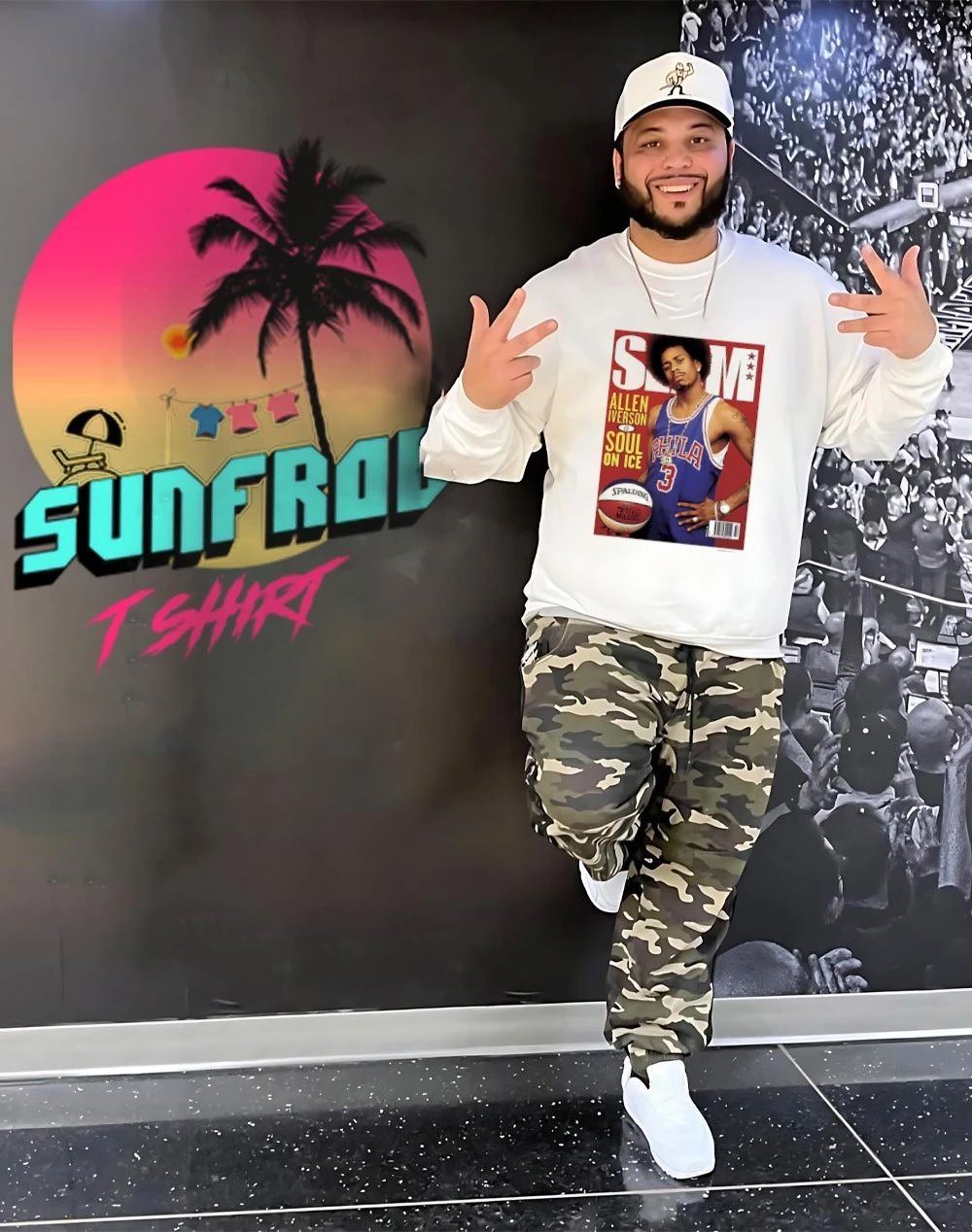 Allen Iverson Soul On Ice Slam shirt