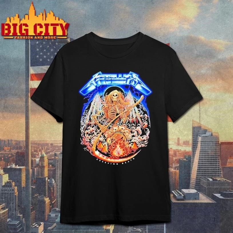 Metallica M72 World Tour Creeping Death Poster Pop-Up Shirt