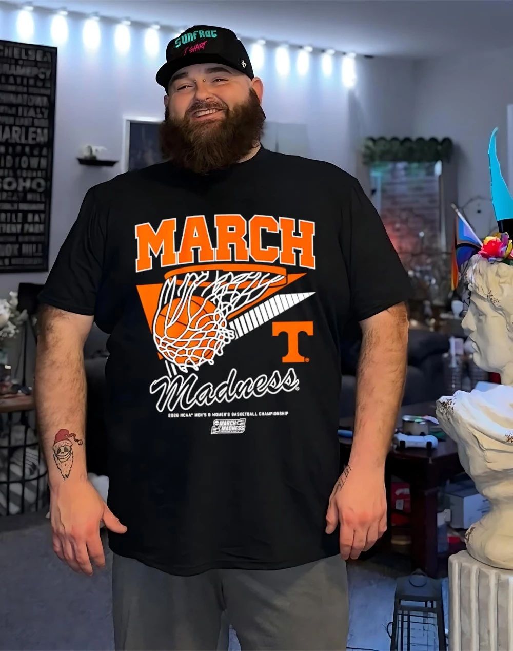 Tennessee Volunteers MBB & WBB 2026 March Madness Retro Swish shirt