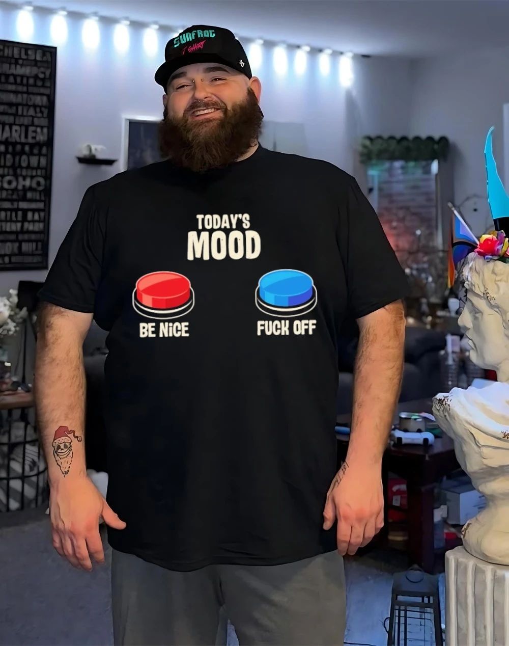 Today’s mood be nice fuck off shirt