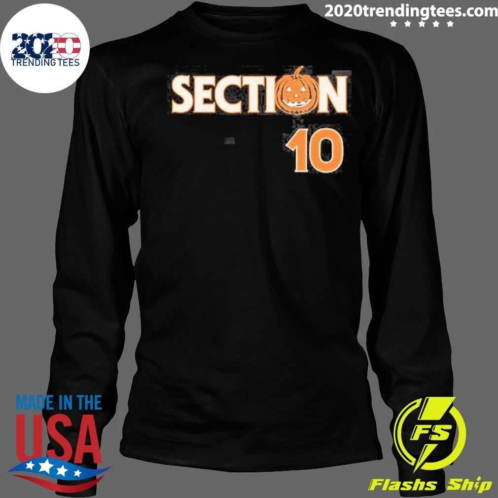 Pumpkin Section 10 Halloween 2026 Shirt