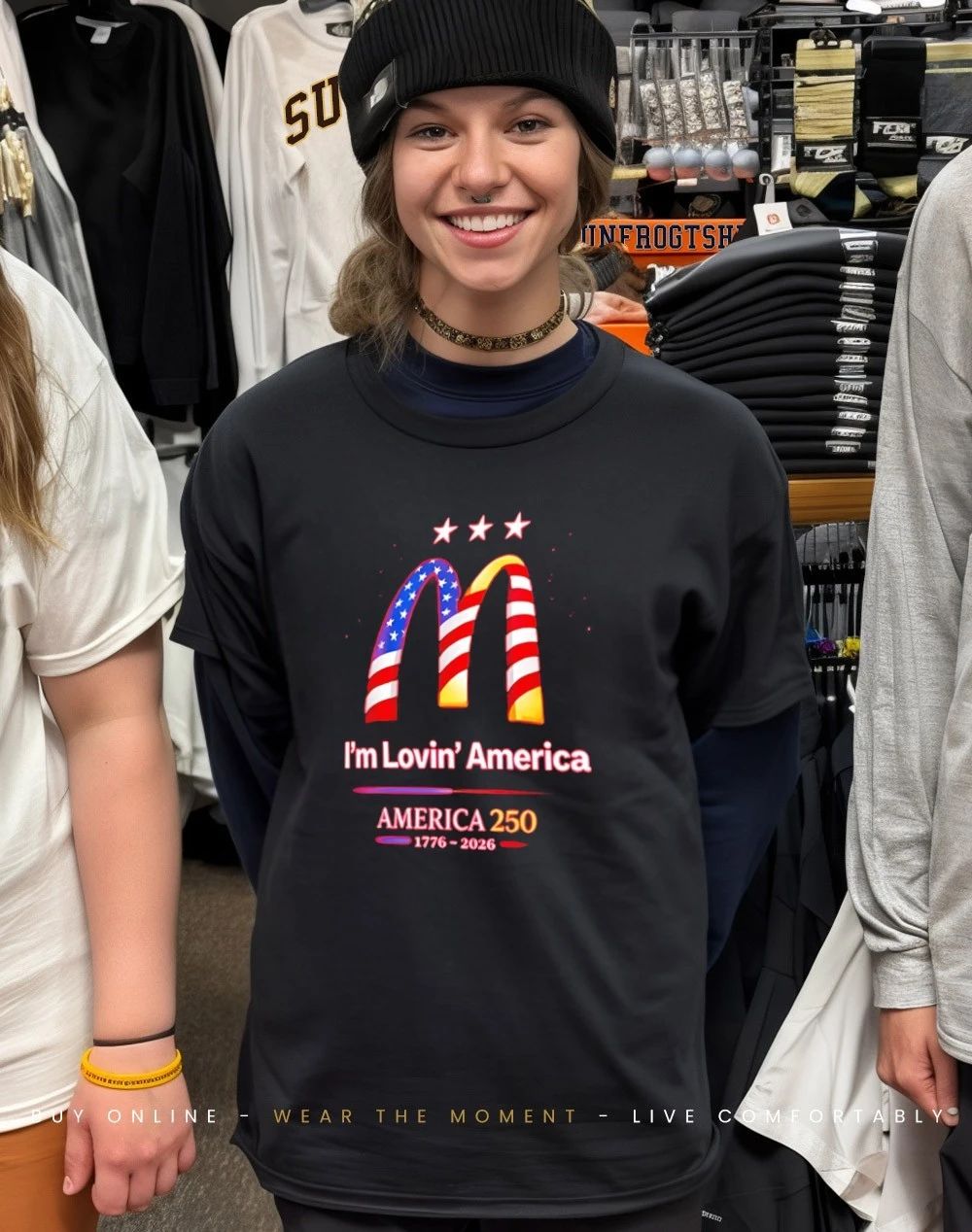 I’m Lovin’ America 250 1776 2026 McDonalds shirt